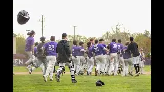 Preston Anderson hits a walkoff single to score senior Nate Lange on Senior Day!