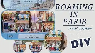 Roaming in Paris DIY Miniature Dollhouse Kit #diy #relaxing #miniature #dollhouse #satisfying #craft