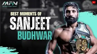 Sanjeet Budhwar Best Knockouts & Fight Highlights | Matrix Fight Night MMA
