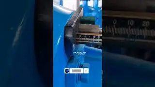 250 KW Refiner gap blade adjustment #short #papermachine #paperengineering #papermaking #papermill