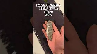 Kansept Model 6 Exclusive - Limited Edition 100pcs S90V - Titanium #edc #knifecommunity #tsprof