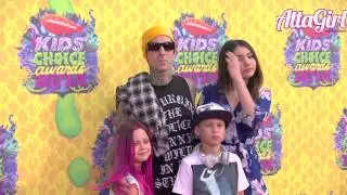Travis Barker arrives at Nickelodeon's 2014 Kids Choice Awards