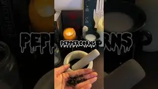 Making black salt #witchcraft #magick #witch #herbs #blacksalt #spell #potion