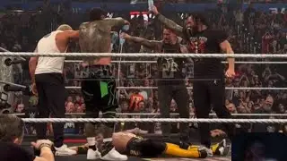 What Roman Reigns CM Punk Cody Rhodes & Usos did Logan Paul & his Prime drinks off air after WWE RAW