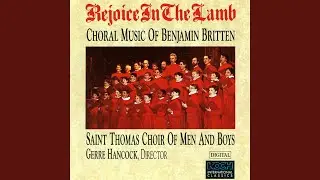 Te Deum In C Major - Brian Bullard, Treble