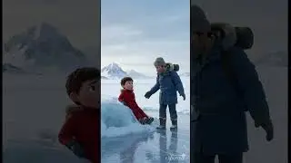 Lessons in the Snow ❄️ | Dad Teaches Son Patience & Learning | Kids Story #shorts