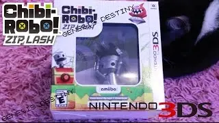 Chibi-Robo! Zip Lash Bundle for Nintendo 3DS Unboxing (Chibi Robo Amiibo)