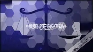 Explainer video Constitutional  Provisions and Gender Justice | By Dr. Bhagyshree A. Deshpande