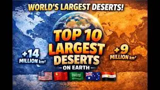 From Ice to Sand: Top 10 Largest Deserts on Earth