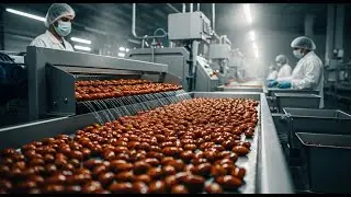 Industrial Dates Processing | Step-by-Step Factory Production Explained.