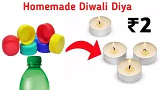 how to make Diwali decoration Diya stand with bottle cap | Diwali decoration ideas | Diwali lighting