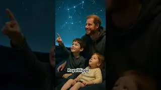 Prince Harry and kids at the planetarium #planetarium #night #star #fun #planet #solorsystem