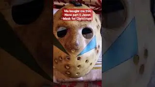 Friday the 13th Part 5 Neca Mask!😁 #originaljasonandma #jasonvoorhees #hockeymask