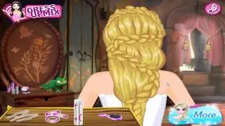 Rapunzel Wedding Braids School &hearts; Princess Rapunzel Wedding Hairstyle Game