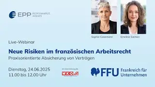 Webinaraufzeichnung: Neue Risiken im französischen Arbeitsrecht | Webinar vom 24.06.25