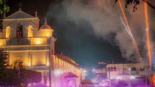 Procesión y Tradicional Quema de Torito en Honor a la Virgen Candelaria. Jacaltenango 2024