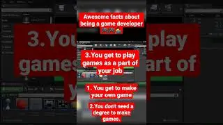 Awesome facts about being a game developer #shorts