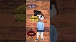 talking tom angela 4 colours lipistick funny comedy video #mhbillu   #mkbillu  #shorts #shortsvideo