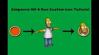 Simpsons Hit & Run - How to make a custom Icon Tutorial