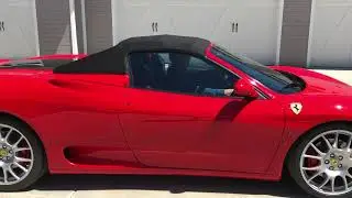 Ferrari 360 Spider Convertible Top Down Video