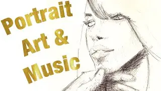 Drawing a girl easy - set to music