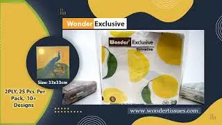 Wonder Exclusive | Premium Tissue Paper Collection // Theam  Napkins