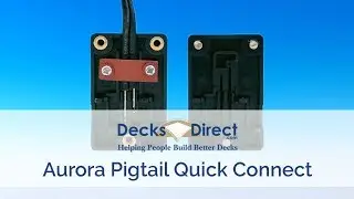 Pigtail Quick Connect by Aurora Deck Lighting