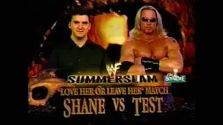 WWF Summerslam 1999 Match Card