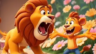 LION ROAR IN THE JUNGLE 🦁 | POWER TO PEACE RHYME STORY | ORIGINAL JUNGLE VIBES