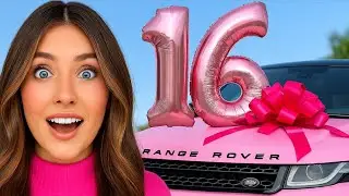 I Got SURPRiSED with a PINK RANGE ROVER at My SWEET 16 PaRtY! 💝🔑😱