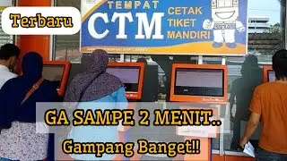 CARA CETAK TIKET KERETA API DI STASIUN