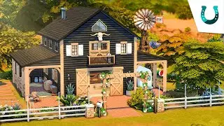 Renovated Horse Ranch Barn 🐴 The Sims 4 Horse Ranch Speed Build | No CC​