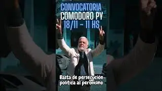 Martes 11 hs en Comodoro Py. Es la oportunidad de hacernos o&iacute;r como militantes en hoy nuestro d&iacute;a.