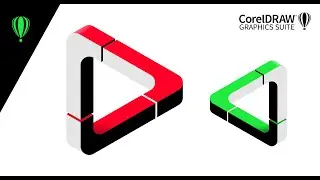 CorelDRAW tutorial - 3D object / optical illusion