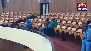 Asiedu Nketia arrives at Parliament amid Minority protests over Kpandai by-election.
