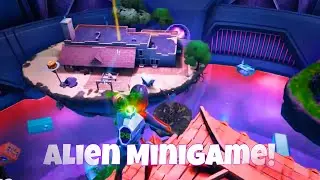 Fortnite 17.10 Update - Alien Mothership Minigame (No Commentary Gameplay)
