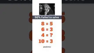 new video short IQ test 98% failed to solve the answer @TecknoYouTube #shorts #maths #virl #iq