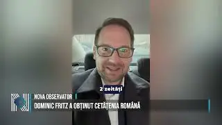 DOMINIC FRITZ OBTAINED ROMANIAN CITIZENSHIP
