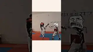 kid troll face edit | high taekwondo kick #phonk #music #edit #taekowndo