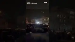 Iranians march in Western Tehran as country threatens retaliation against US troops, Israel