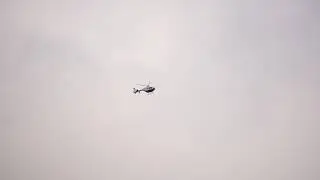 Garda helicopter over Drogheda after shooting