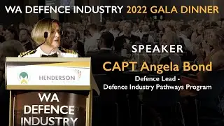 VIGNETTE: CAPT Angela Bond @ WA Defence Industry 2022 Gala Dinner