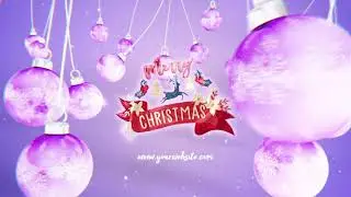 Elegant Baubles Swing | Charming MOGRT & After Effects Template for Festive Intros