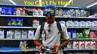 Flying Drone In Walmart Prank !
