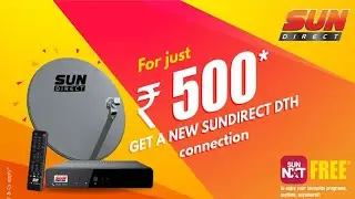 Sun Direct New Connection Offers | How to Get Sun Direct HD Set Top Box Vs Tata Play Airtel Dish TV
