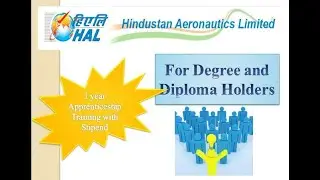 HAL Recruitment Apprenticeship Training for Diploma and Degree Holders