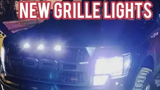 F150 Raptor Style Grille Replacement Lights #led #switchback #guam #siliconeproducts