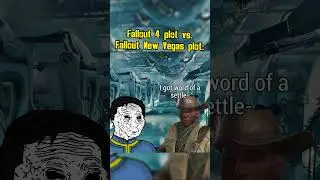 Fallout 4 plot vs. Fallout New Vegas plot #fallout #memes #shorts #fallout4