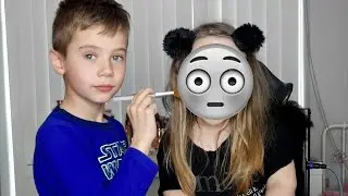 My 7 year old Brother Does My Makeup! April Fools | MakeupJunkieG