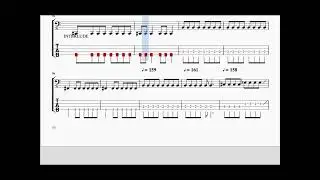 Learn, talk dirty to me - Poison - Bass Tab - Drop D